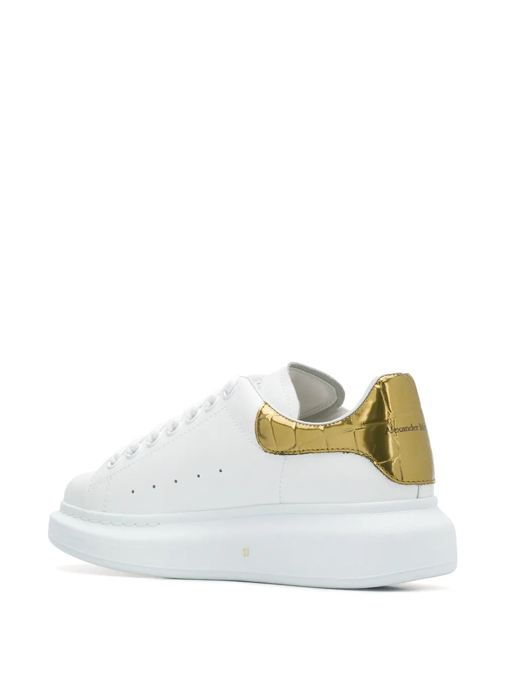 Alexander McQueen Metallic Oversized Low-Top