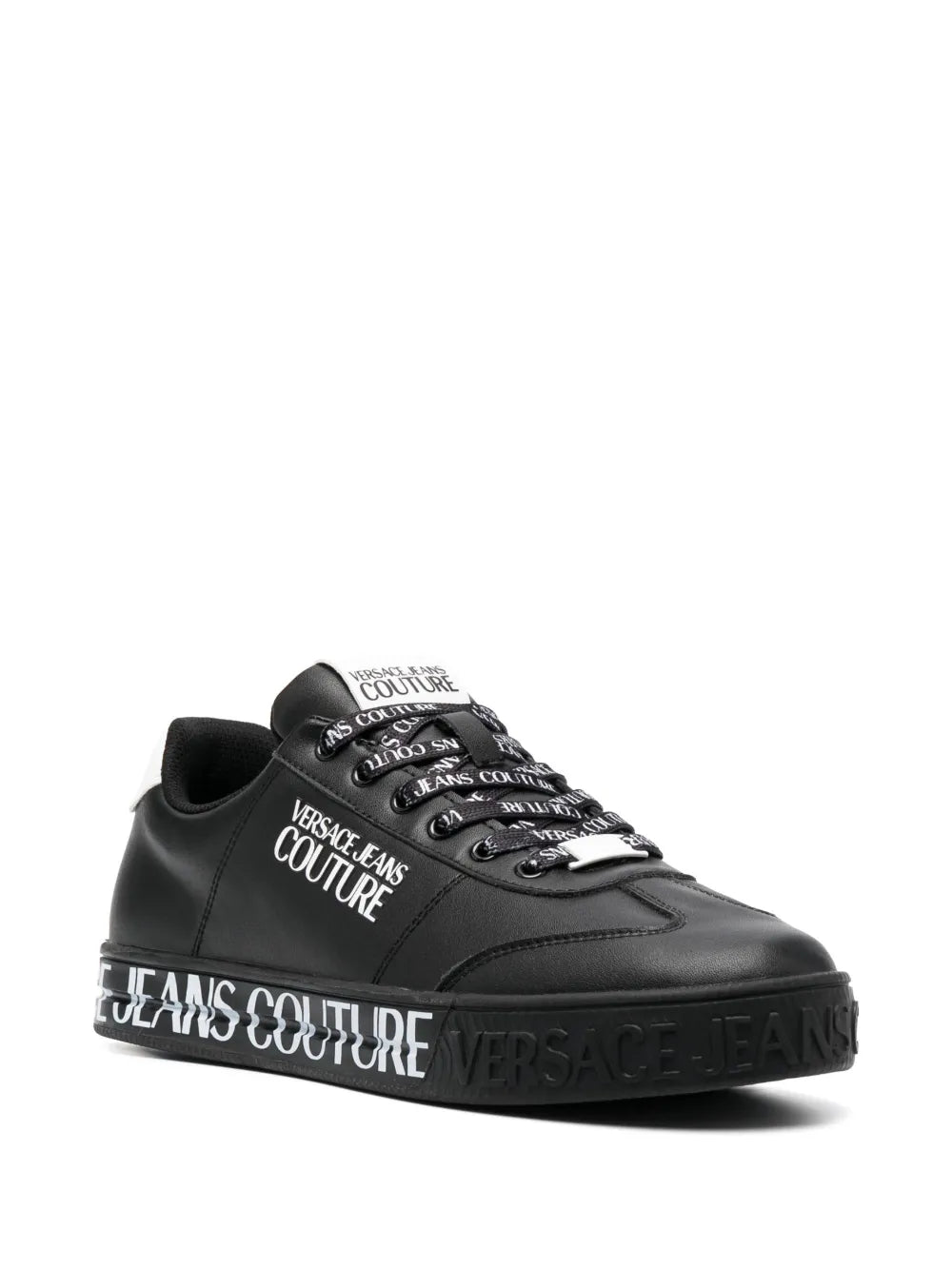 Versace Jeans Couture Logo-Print Low-Top Sneakers