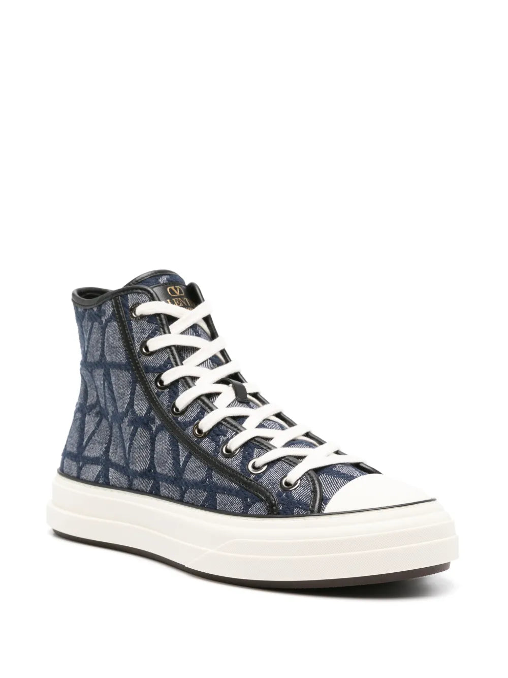 Valentino Garavani Vlogo Signature High-Top Sneakers
