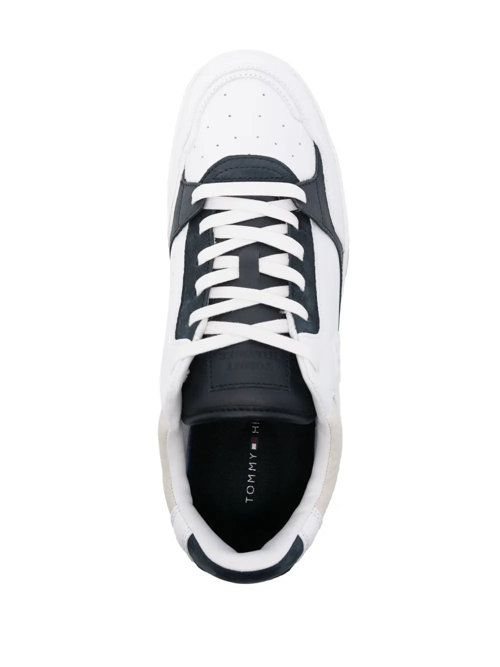 Tommy Hilfiger Th-Embossed Leather Sneakers