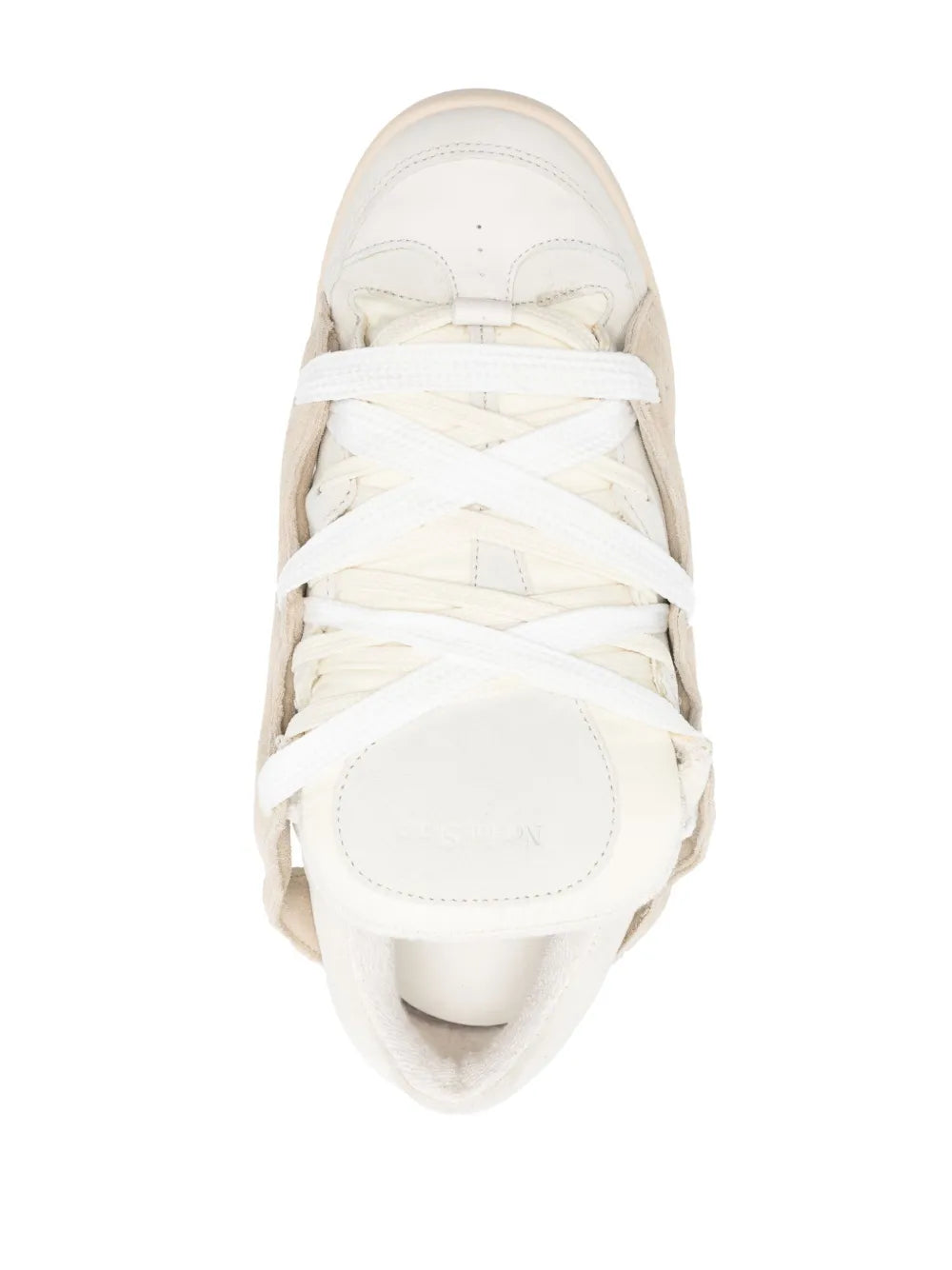 Santha Panelled Padded Leather Sneakers