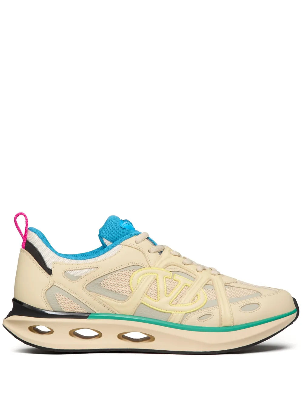 Valentino Garavani Vlogo Easyjog Leather Sneakers