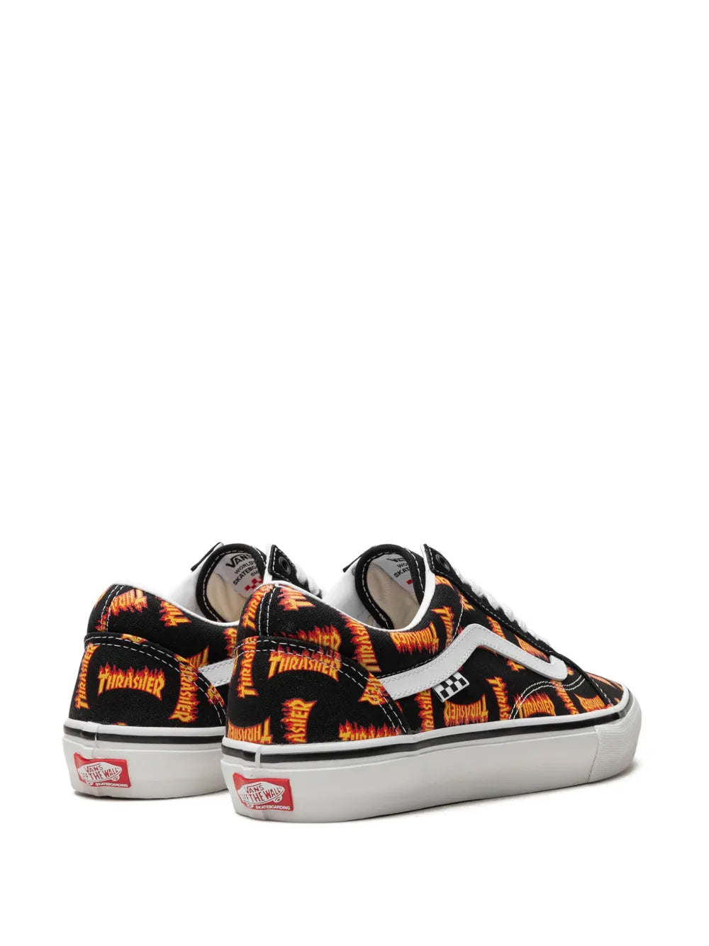 Vans X Thrasher Old Skool Thrasher All Over Flame Logo Sneakers