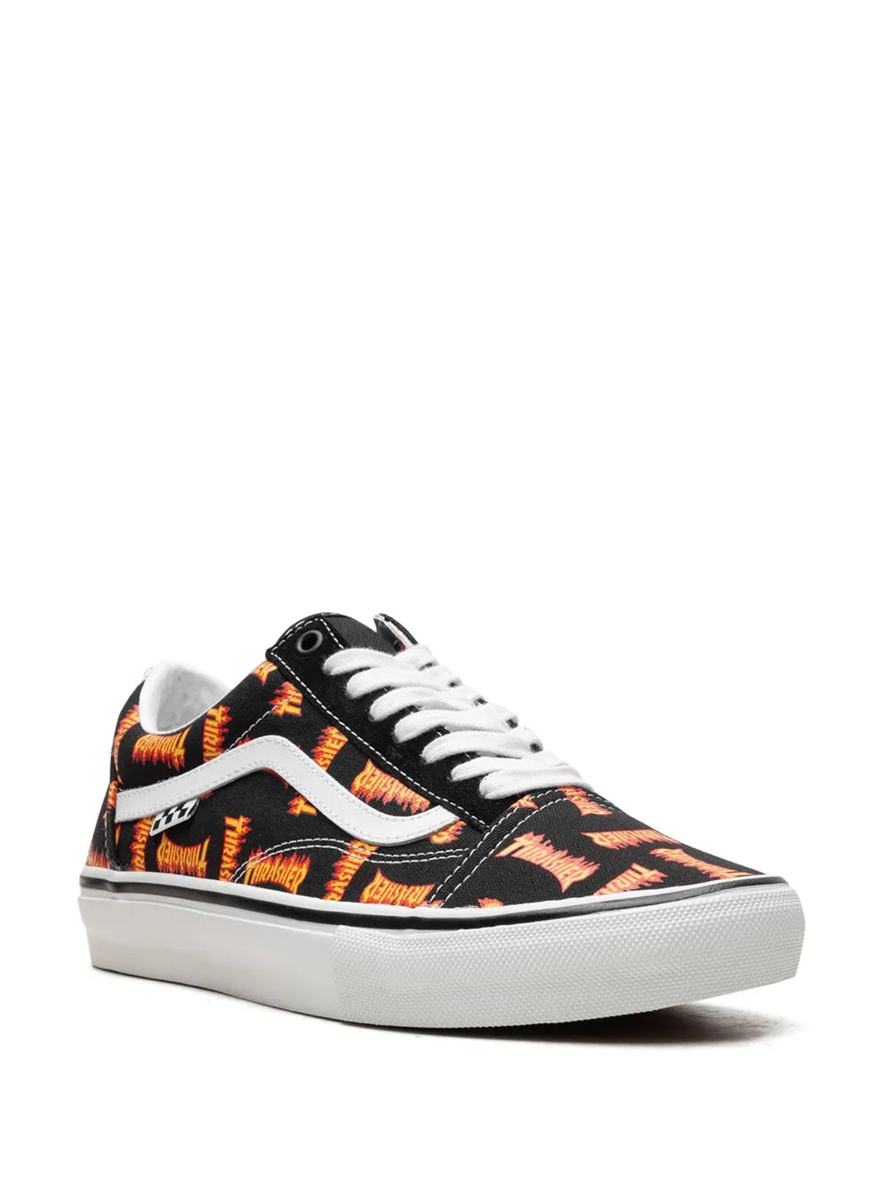 Vans X Thrasher Old Skool Thrasher All Over Flame Logo Sneakers