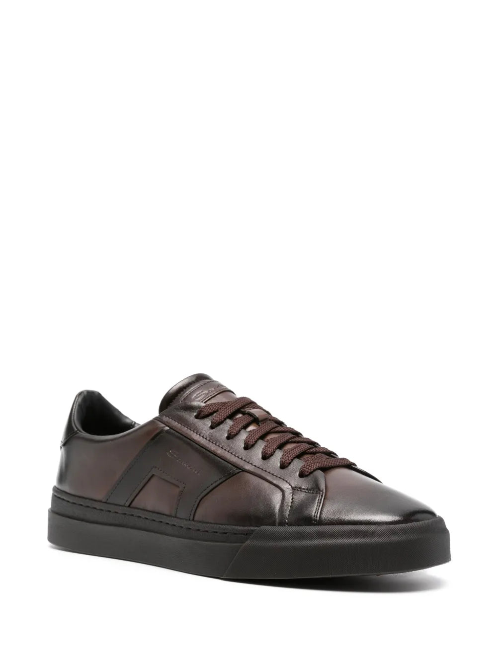 Santoni Logo-Debossed Sneakers