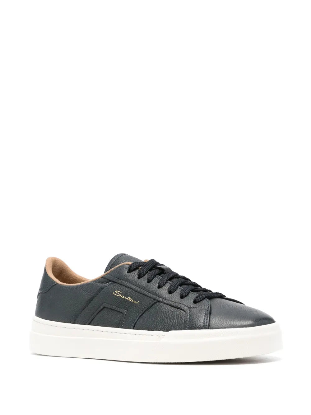 Santoni Leather Sneakers