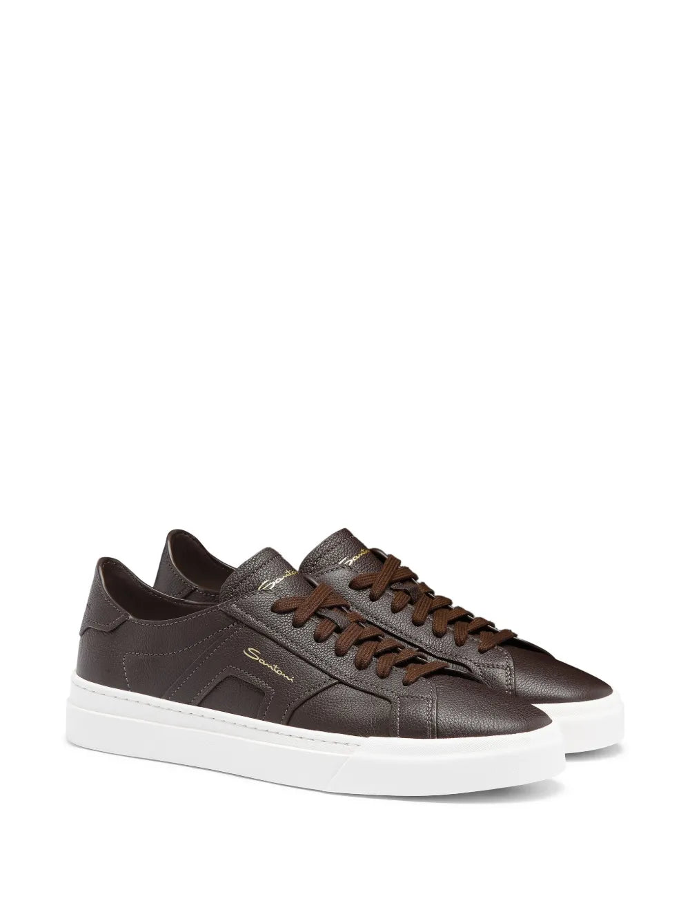 Santoni Double Buckle Sneakers