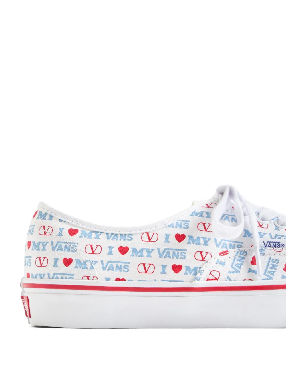 Valentino Garavani X Vans Love-Print Low-Top Sneakers