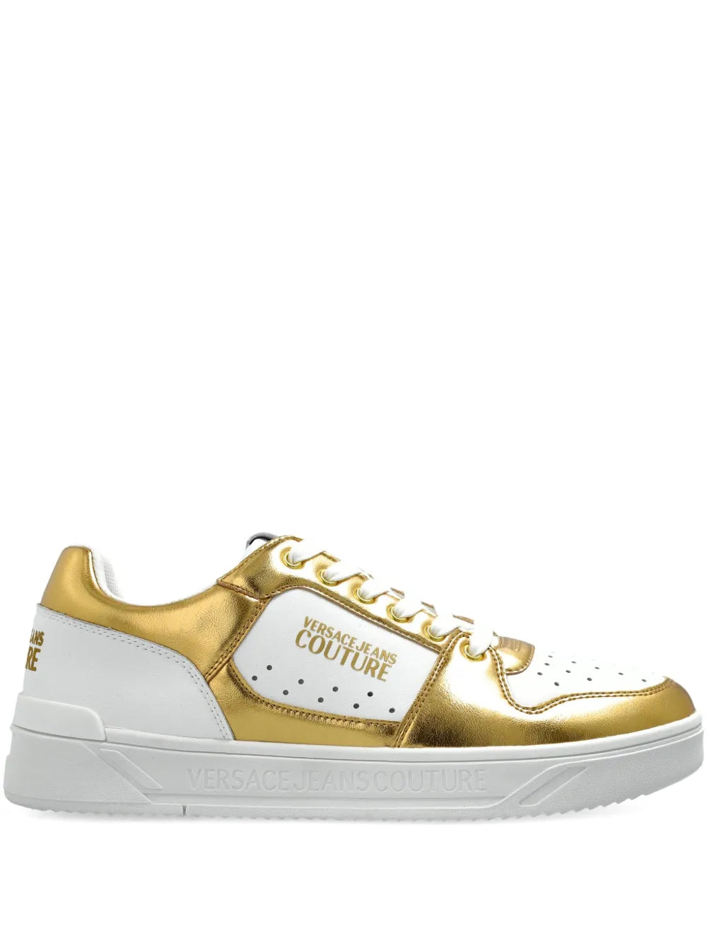 Versace Jeans Couture Metallic-Panel Sneakers