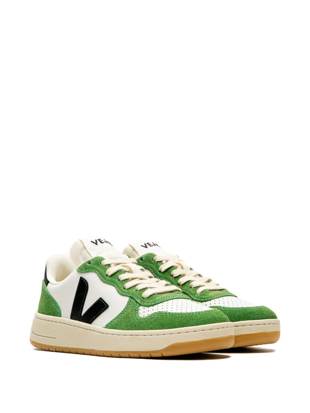 Veja V-10 Logo Suede Sneakers