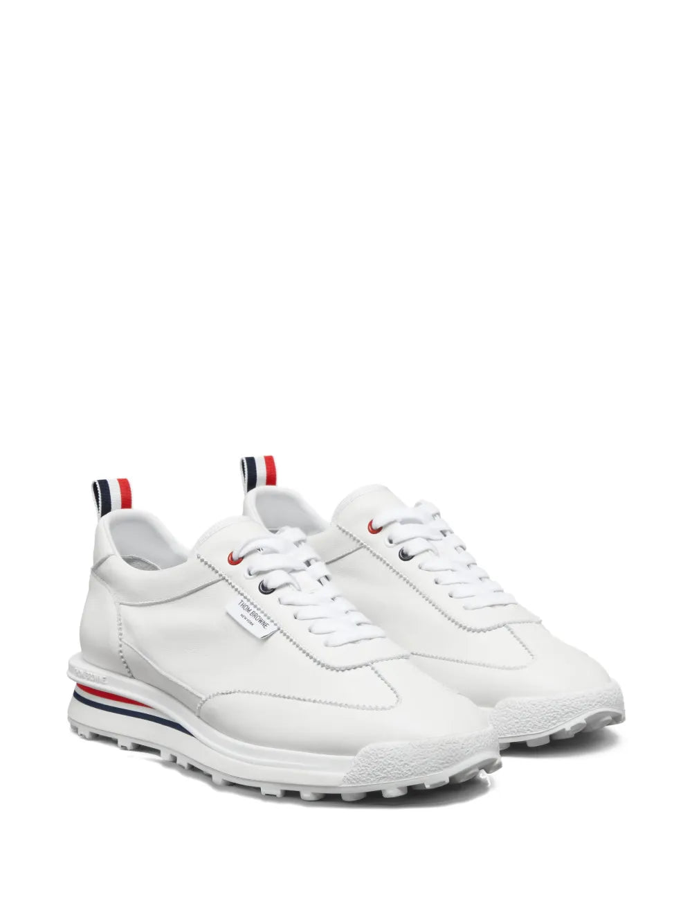 Thom Browne Lace-Up Leather Sneakers