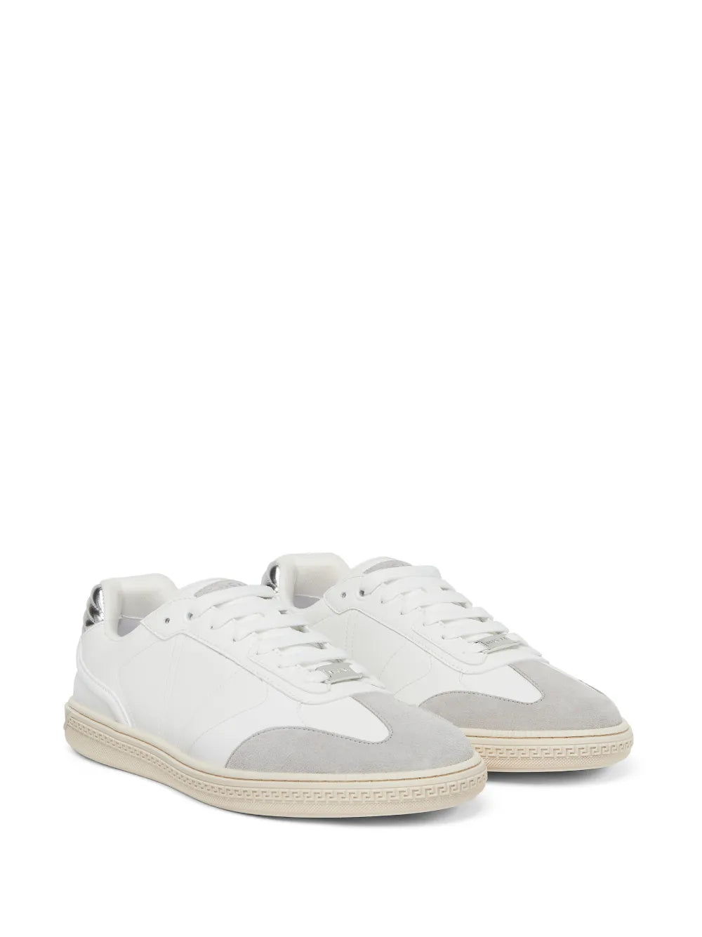 Versace Greca-Motif Panelled Sneakers