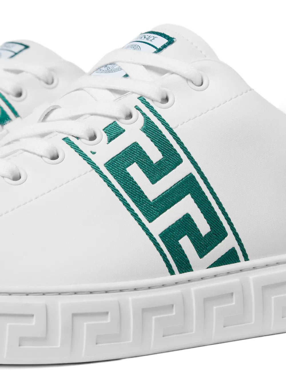Versace Greek Lace-Up Sneakers