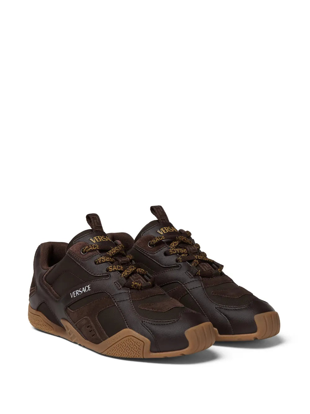 Versace Galaxia Leather Sneakers