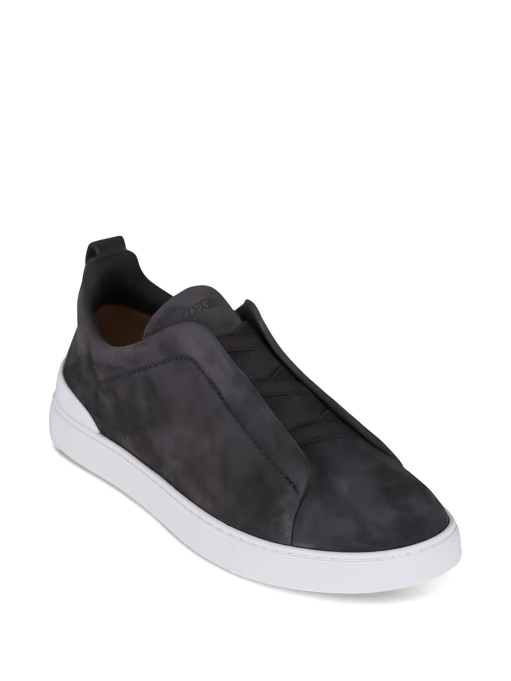 Zegna Triple Stitch?Suede Sneakers