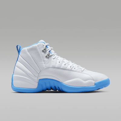 Air Jordan 12 Retro White and University Blue