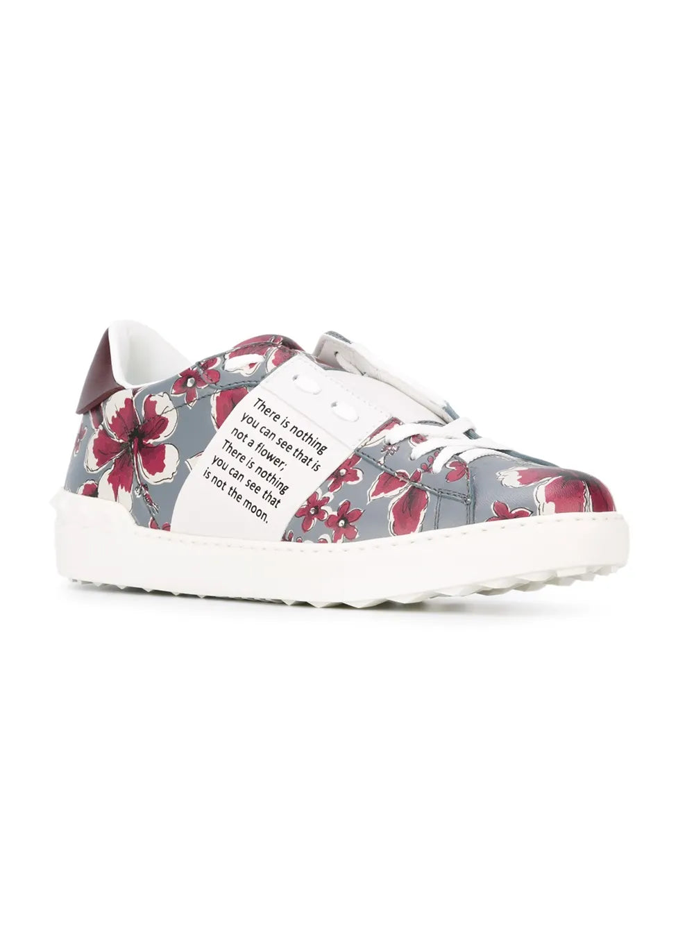 Valentino Garavani Open Floral-Print Sneakers
