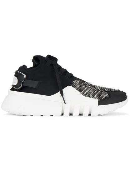 Y-3 Ridged-Sole Sneakers