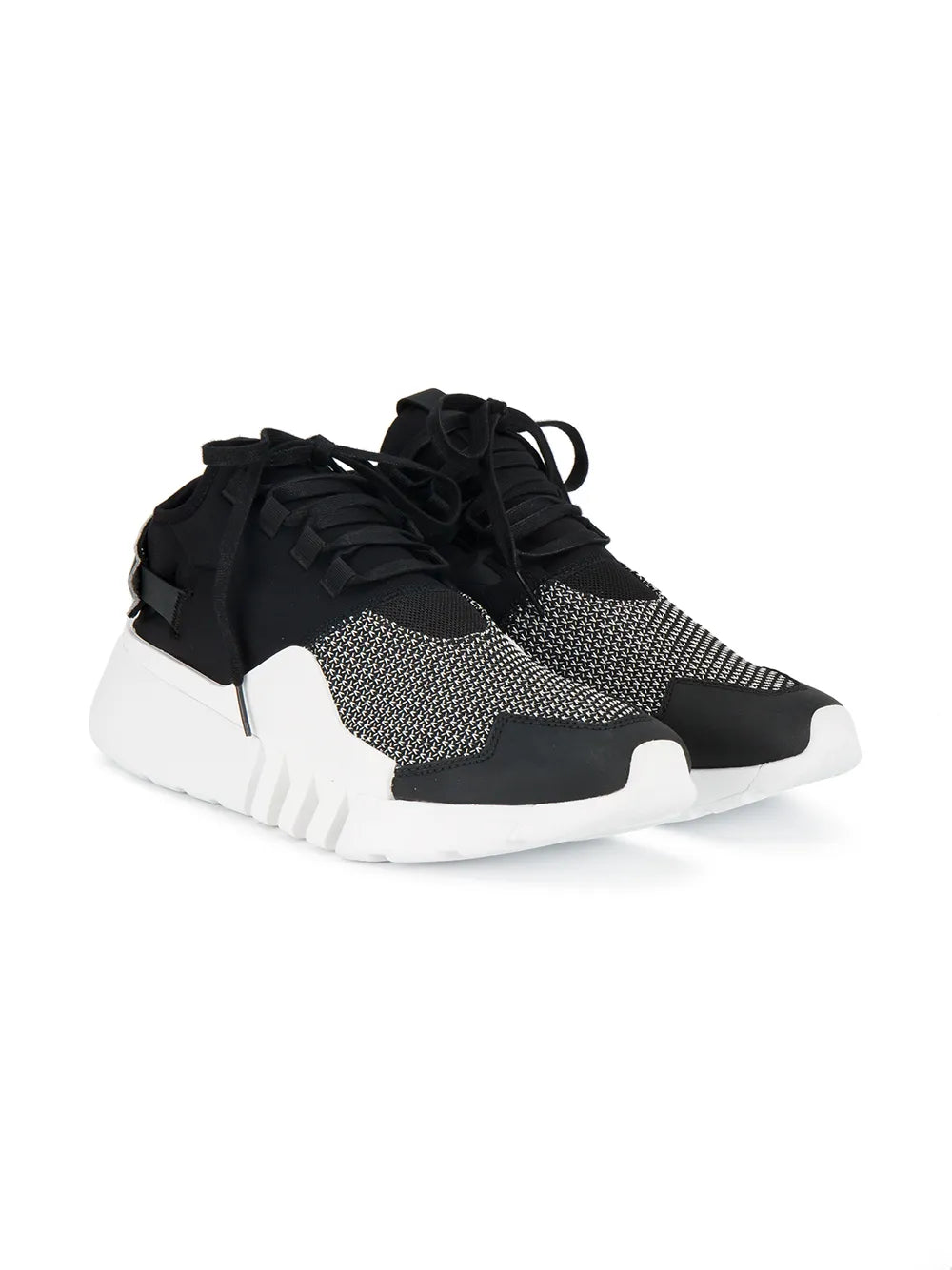 Y-3 Ridged-Sole Sneakers