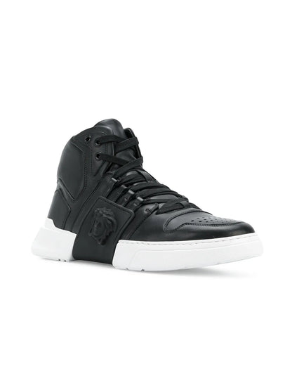 Versace Medusa Strap Hi-Top Sneakers