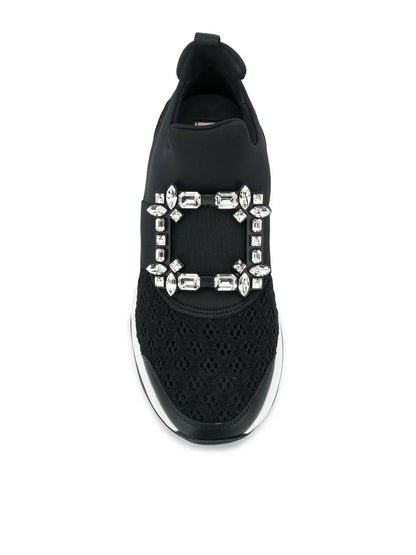 Roger Vivier Embellished Slip-On