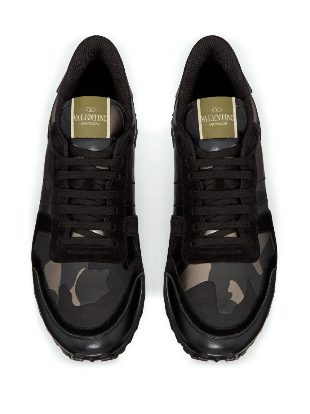 Valentino Garavani Rockrunner Camouflage-Print Sneakers
