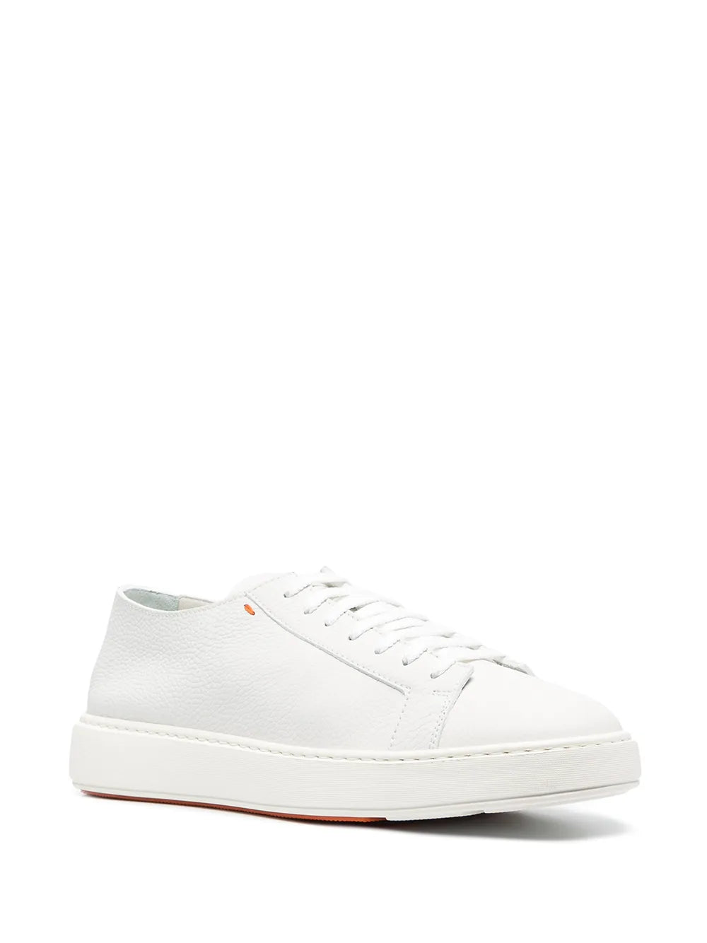 Santoni Grey Lace Up Sneakers