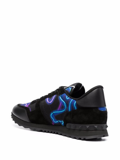 Valentino Garavani Camouflage Rockrunner Low-Top Sneakers