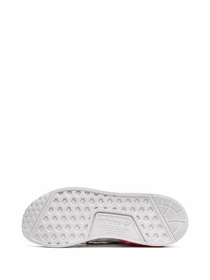 adidas Nmd_R1 White/White/Blue Sneakers