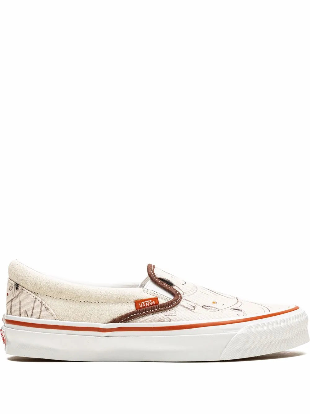 Vans X Javier Calleja Og Classic Slip-On Potting Soil Sneakers