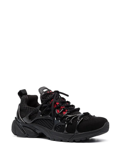 44 Label Group Mesh-Panelled Low-Top Sneakers