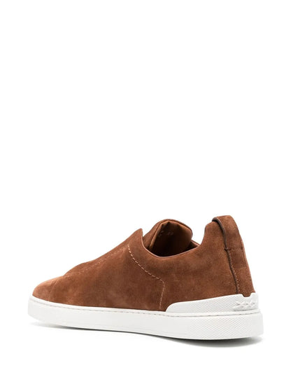 Zegna Low-Top Slip-On Sneakers