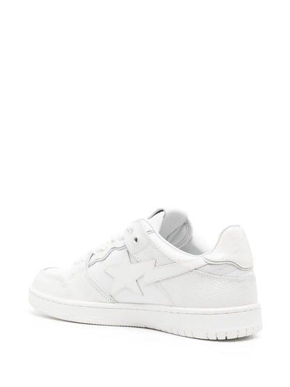 A Bathing Ape?Star-Patch Lace-Up Sneakers