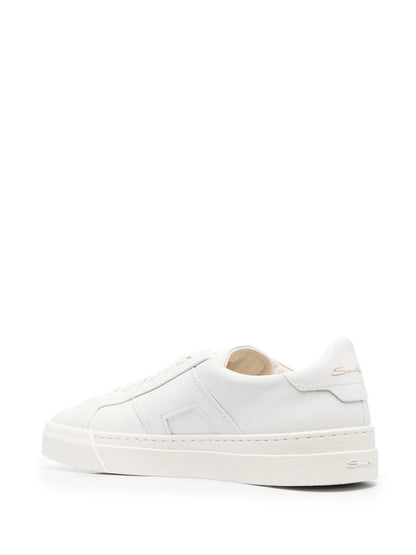 Santoni Double Buckle Low-Top Sneakers
