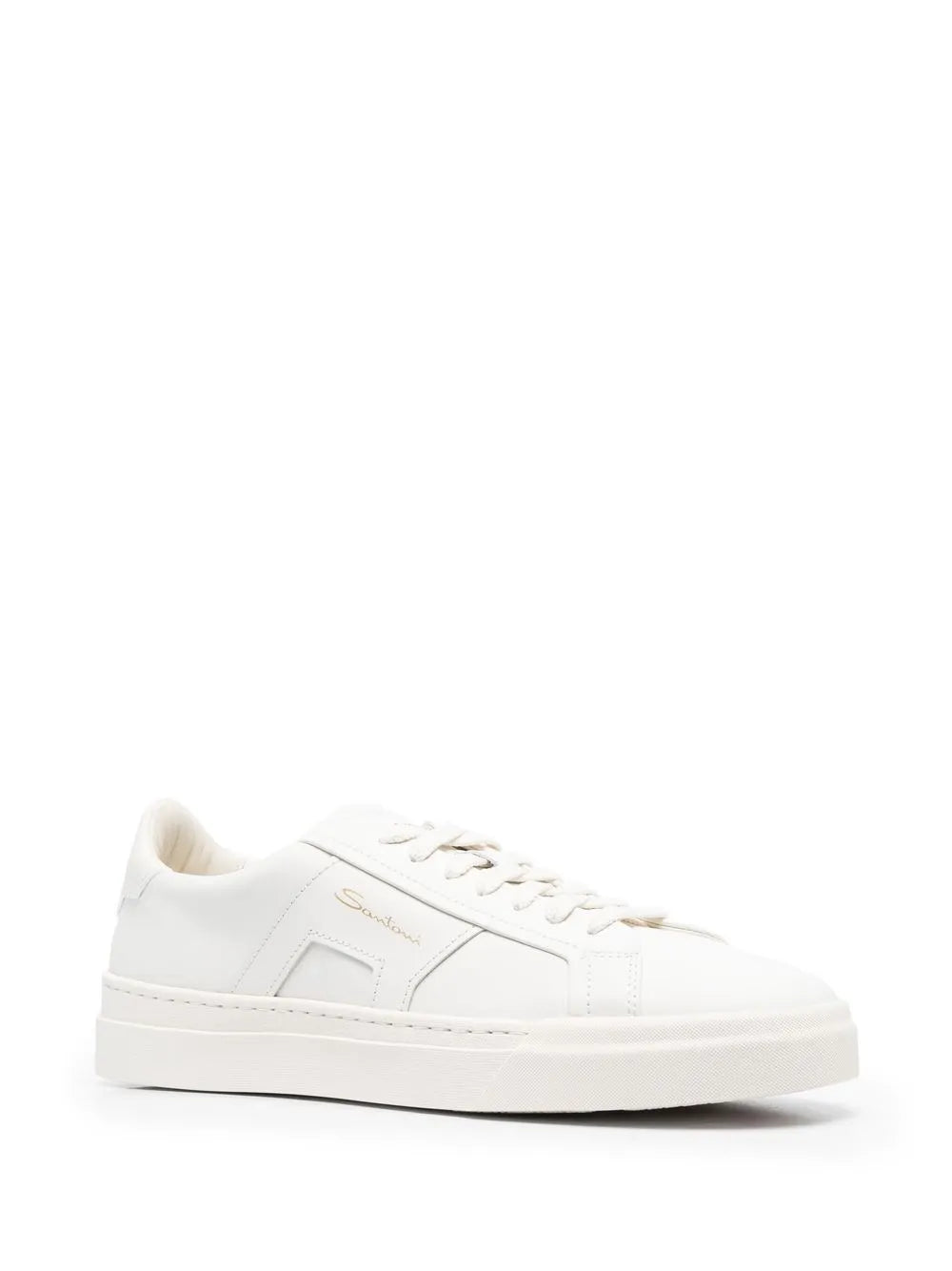 Santoni Double Buckle Low-Top Sneakers