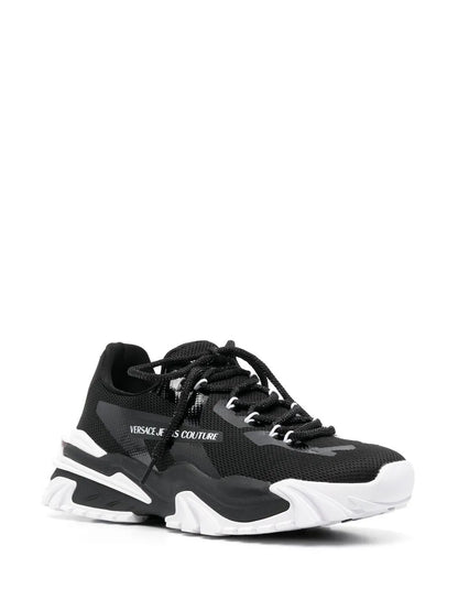 Versace Jeans Couture Logo-Print Low-Top Sneakers
