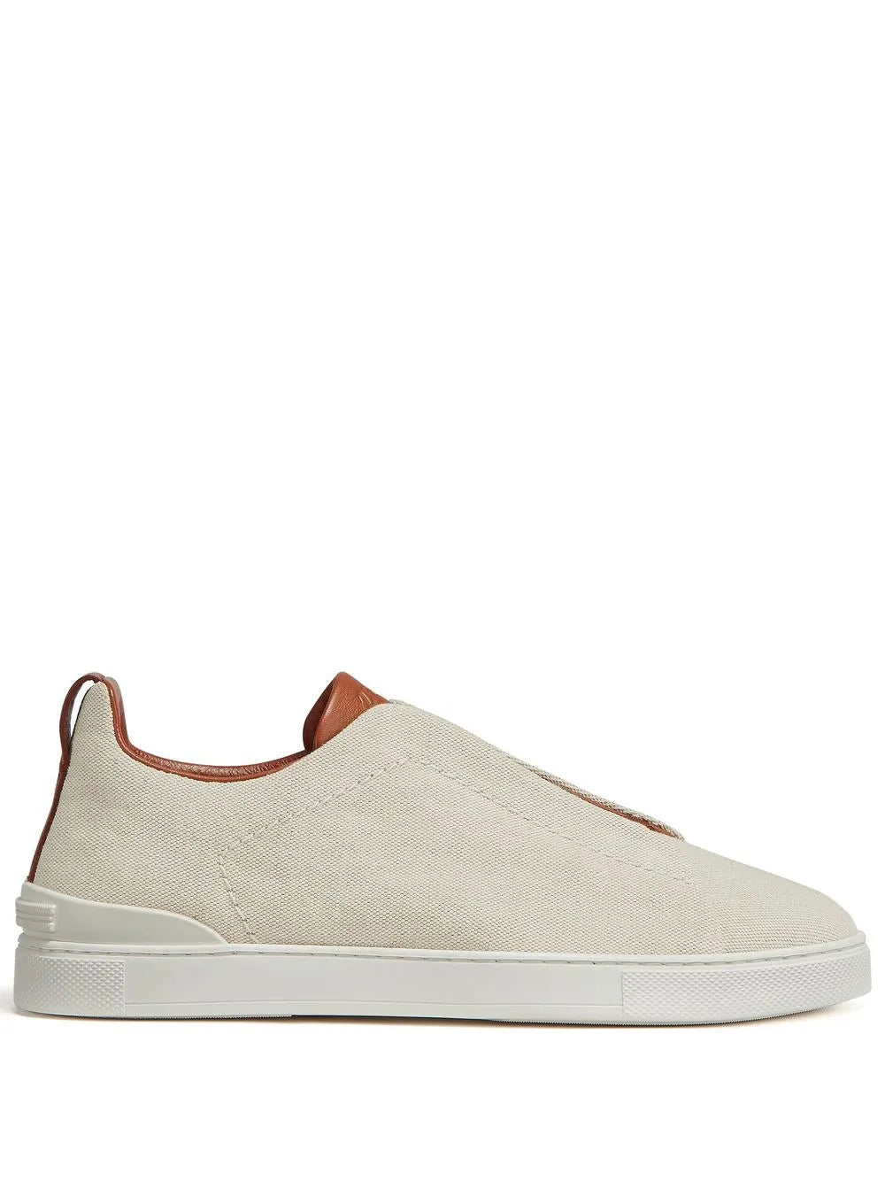 Zegna Triple Stitch Canvas Sneakers