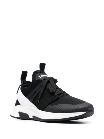 Tom Ford Panelled Logo-Patch Sneakers