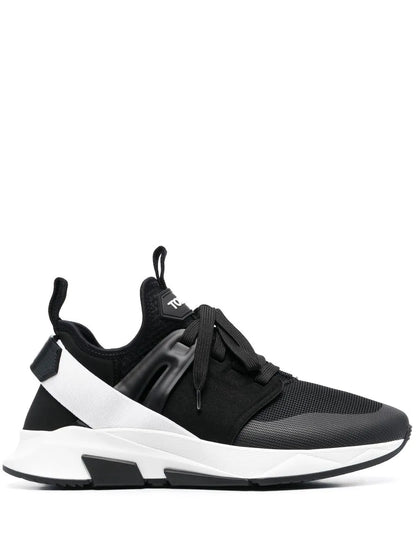 Tom Ford Panelled Logo-Patch Sneakers