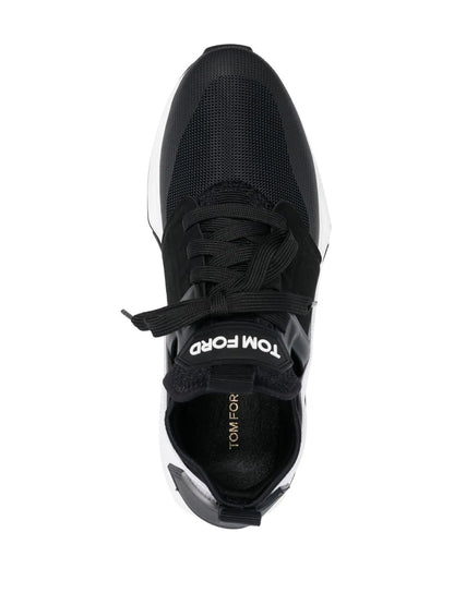Tom Ford Panelled Logo-Patch Sneakers
