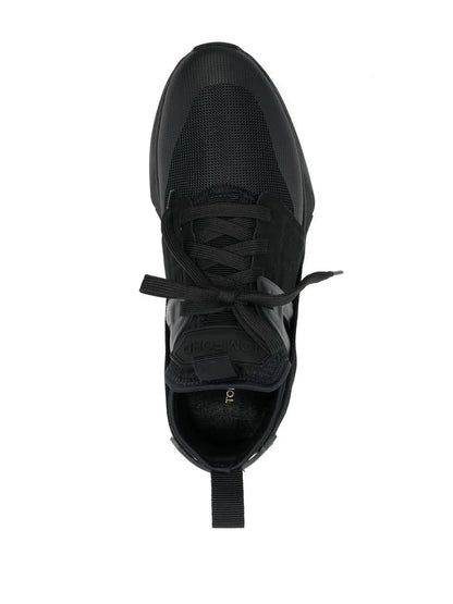 Tom Ford Logo-Patch Lace-Up Sneakers