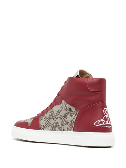 Vivienne Westwood Orb Logo High-Top Sneakers