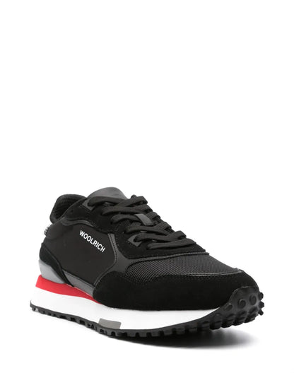Woolrich Retro Panelled Logo-Print Sneakers