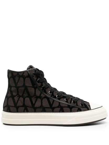 Valentino Garavani Tootaloop Logo-Print Hi-Top Sneakers