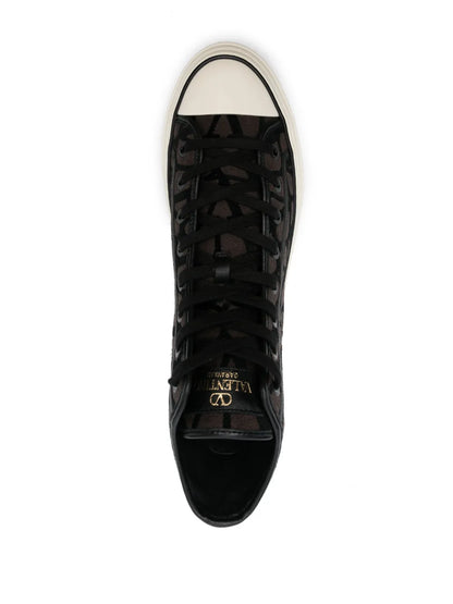 Valentino Garavani Tootaloop Logo-Print Hi-Top Sneakers