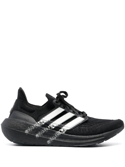Y-3 Striped Lace-Up Sneakers