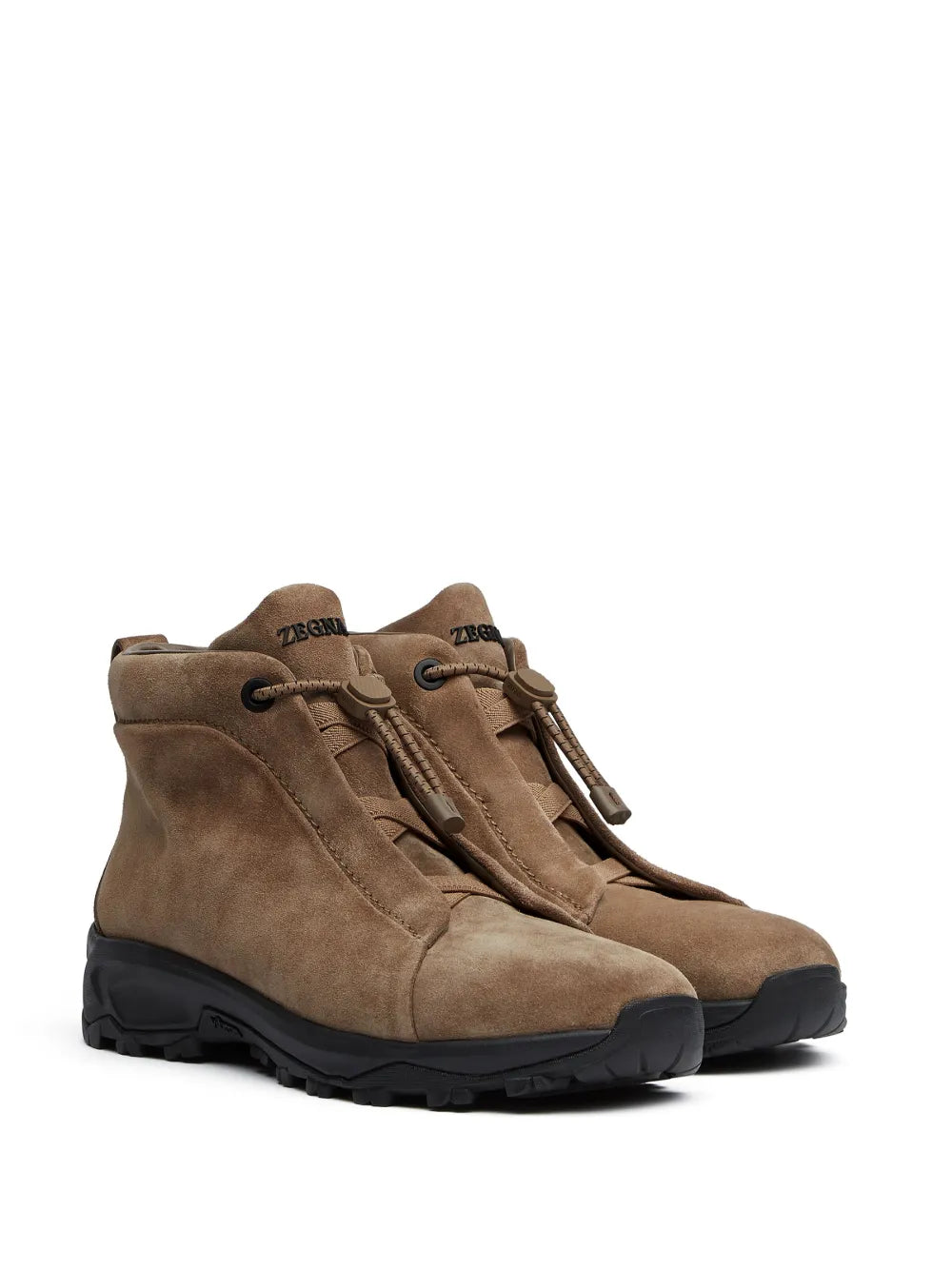 Zegna Triple Stitch Vetta Suede Sneakers