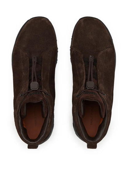 Zegna Triple Stitch Vetta Suede Sneakers