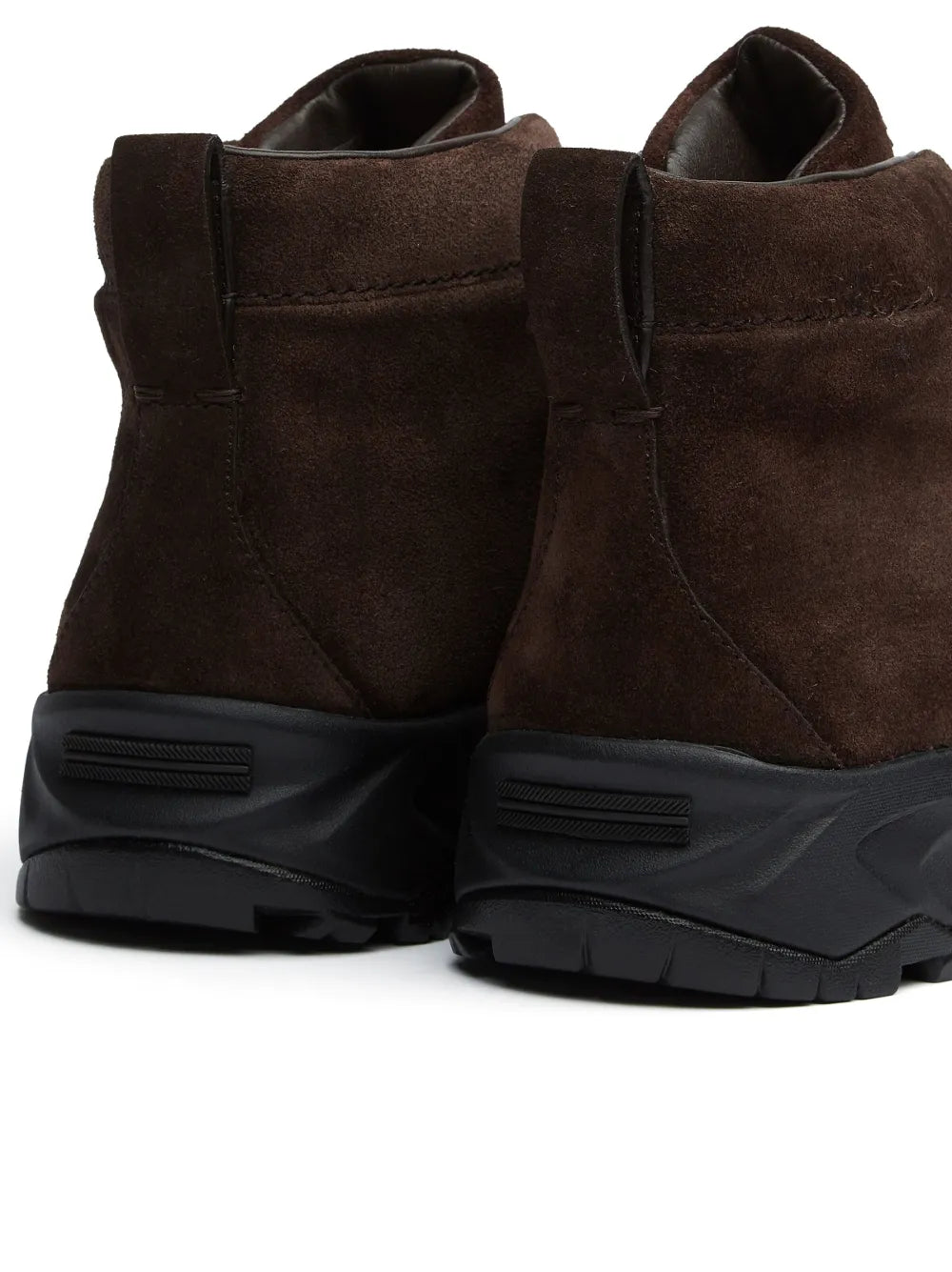 Zegna Triple Stitch Vetta Suede Sneakers