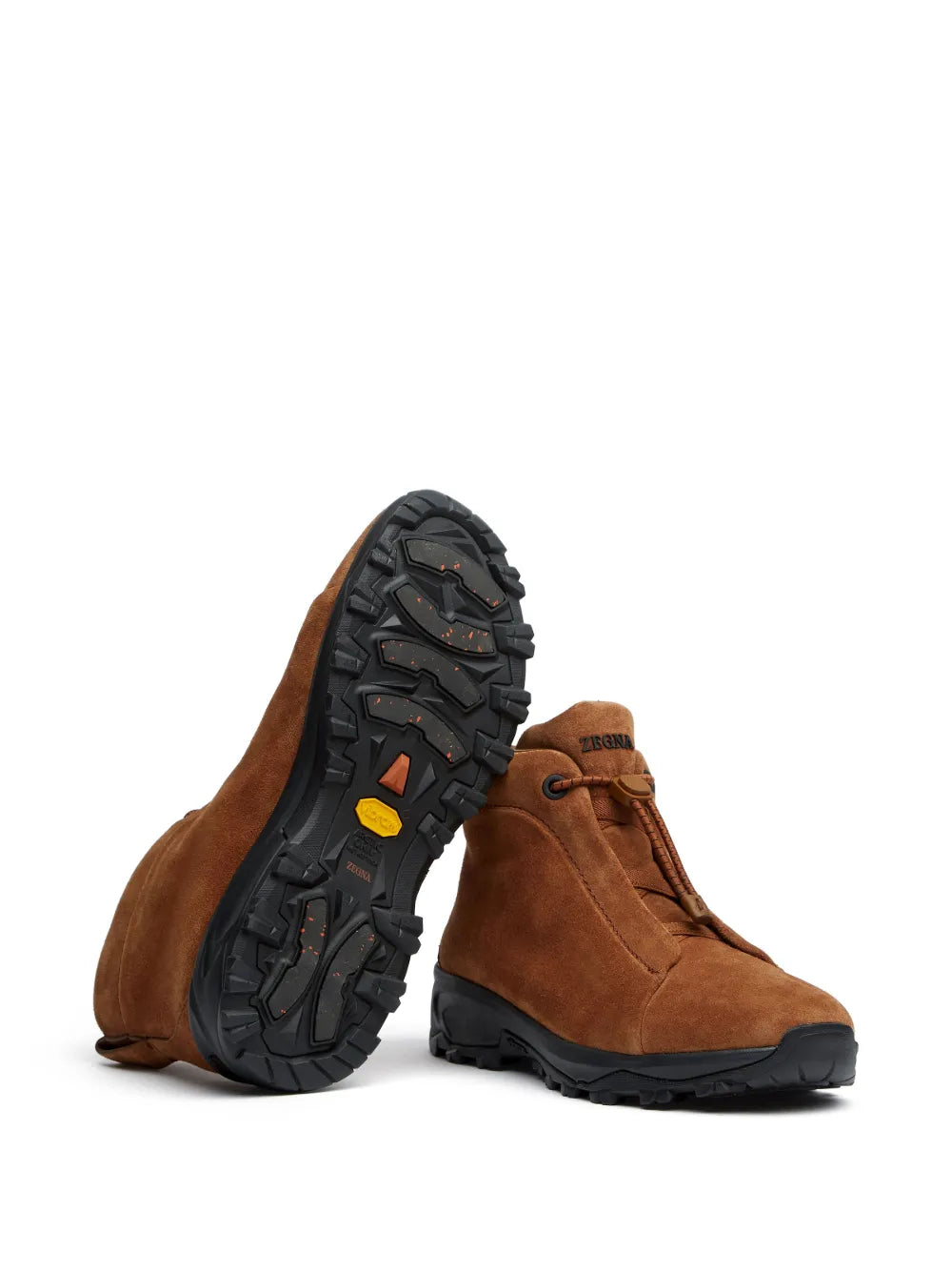 Zegna Triple Stitch Vetta Suede Sneakers